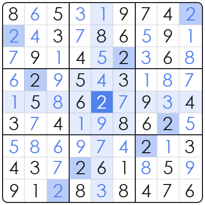 sudoku nyt hint
